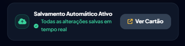 Botões Testar e Ver Cartão